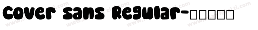 Cover sans Regular字体转换